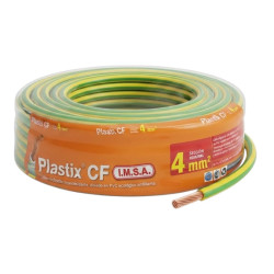 Cable unipolar IMSA 4,0mm2 rollo verde/amarillo CLASE 5 IRAM 2183