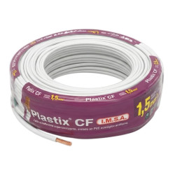 Cable unipolar IMSA 1,5mm2 rollo blanco CLASE 5 IRAM 2183