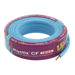 Cable unipolar IMSA 1,5mm2 rollo celeste CLASE 5 IRAM 2183