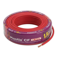 Cable unipolar IMSA 1,5mm2 rollo rojo CLASE 5 IRAM 2183