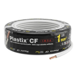 Cable unipolar IMSA 1,0mm2 rollo blanco CLASE 5 IRAM 2183