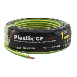 Cable unipolar IMSA 1,0mm2 rollo verde/amarillo CLASE 5 IRAM 2183