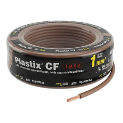Cable unipolar IMSA 1,0mm2 rollo marron CLASE 5 IRAM 2183
