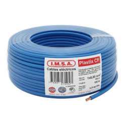 Cable unipolar IMSA 6,0mm2 rollo celeste CLASE 5 IRAM 2183