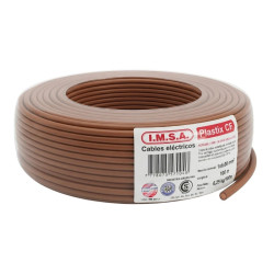 Cable unipolar IMSA 6,0mm2 rollo marron CLASE 5 IRAM 2183