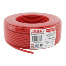 Cable unipolar IMSA 6,0mm2 rollo rojo CLASE 5 IRAM 2183