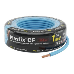 Cable unipolar IMSA 1,0mm2 rollo celeste CLASE 5 IRAM 2183