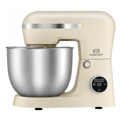 Batidora planetaria LUSQTOFF LQ-BP101 1500W 5 litros 11 vel. bowl acero inoxidable crema