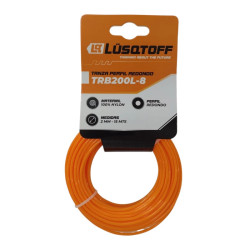 Tanza LUSQTOFF perfil redondo 2mm por 15 metros