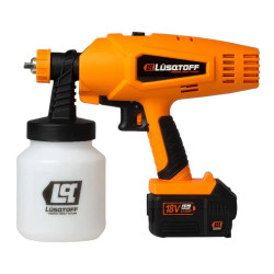 Pistola para pintar LUSQTOFF a bateria 18V 0.9lts LL-32