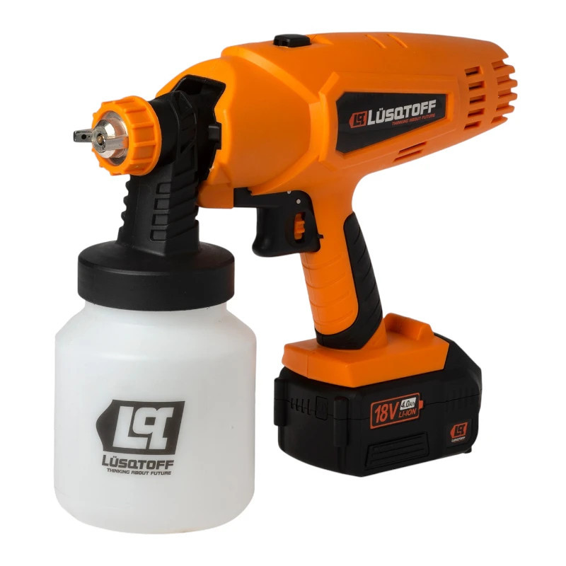 Pistola para pintar LUSQTOFF a bateria 18V 0.9lts LL-32