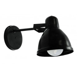 Aplique FERROLUX ORENSE para 1 luz E27 con barral negro texturado