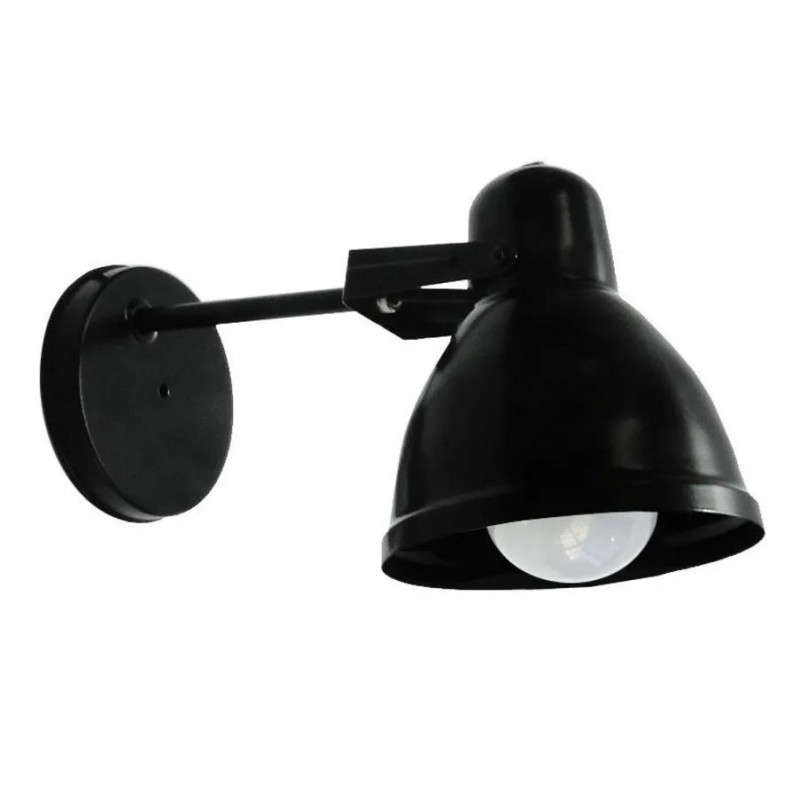 Aplique FERROLUX ORENSE para 1 luz E27 con barral negro texturado