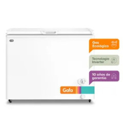 Freezer horizontal GAFA FGHI300B-L 280 litros inverter blanco