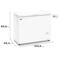 Freezer horizontal GAFA FGHI300B-L 280 litros inverter blanco