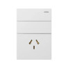 Llave MONACO 2 puntos y 1 toma combiando 10A 250vca blanco