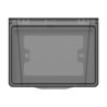 Caja MONACO con tapa exterior IP55 rectangular blanco
