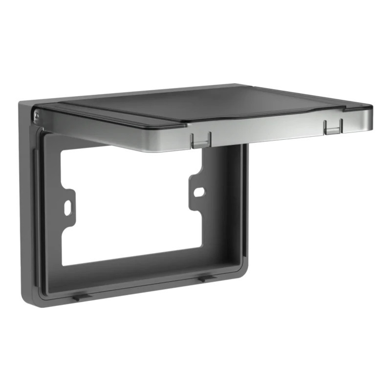 Caja MONACO con tapa exterior IP55 rectangular gris