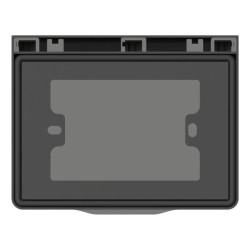 Caja MONACO con tapa exterior IP55 rectangular gris