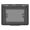 Caja MONACO con tapa exterior IP55 rectangular gris