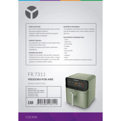 Freidora de aire YELMO FR7311 digital 7 Litros 1700W
