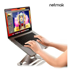 Soporte para Notebook NETMAK NM-HC78 metálico hasta 17''