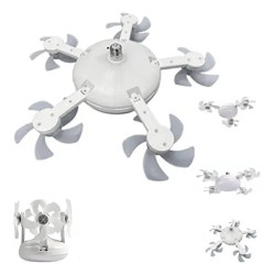 Ventilador dron con luz ILUMROS 60W 5 brazos c/control remoto