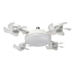 Ventilador dron con luz ILUMROS 60W 5 brazos c/control remoto