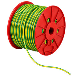 Cable unipolar IMSA  2,5mm2 bobina verde amarillo CLASE 5 IRAM 2183