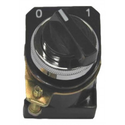 Selector conmutador aea 7100 n plástico de palanca corta 0-1 negro