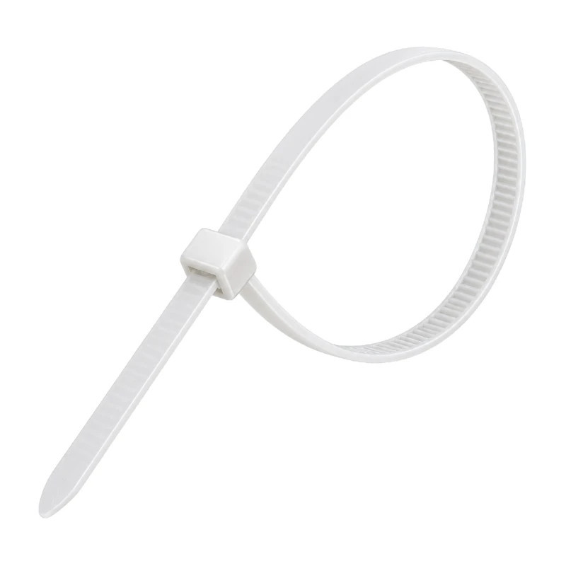 precinto INTECK de nylon 2.5mmx100mm blanco por unidad