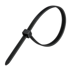 precinto INTECK de nylon 2.5mmx100mm negro por unidad