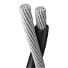 CABLE PREENSAMBLADO CEARCA ALUMINIO AISLADO 1X16 + 1X16 DESNUDO POR METRO
