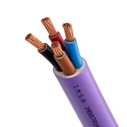 Cable subterráneo COBRHIL cobre pvc 1,1kV 4x1,5mm2 por metro IRAM 2178