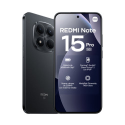 Celular XIAOMI REDMI Note 15 pro dual SIM 8GB RAM 512GB negro con cargador