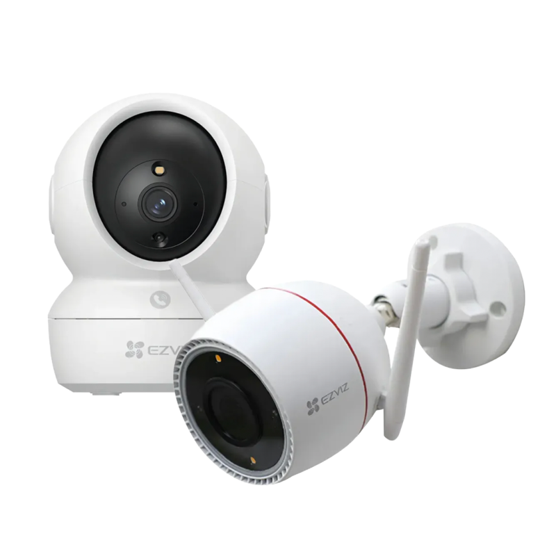 Combo de cámaras Ezviz smart:  1 H3C + 1 H6C