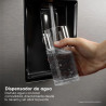 Heladera GAFA HGNW255P top freezer no frost dispenser 257 litros inverter plata