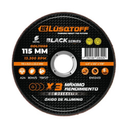 Disco de desbaste LUSQTOFF 115x6.0x22 mm para metal DDL11560