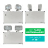 Luz de emergencia GAMASONIC estanca IP65 10W autonomía 2.5hs