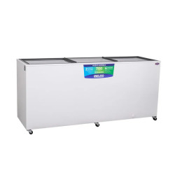 Freezer Exhibidor horizontal INELRO FIH-700V 695 Litros 3 tapas vidrio blanco
