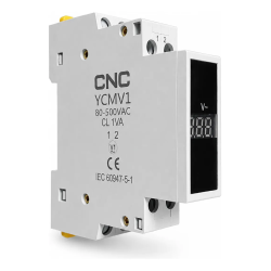 Medidor Digital CNC para Riel Din Monofásico Voltaje