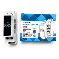 Medidor Digital CNC para Riel Din Monofásico Voltaje