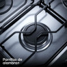 Cocina ELECTROLUX F4EDM multigas doble horno 56cm 4 hornallas acero inoxidable