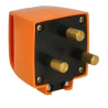 Ficha industrial 3 x 32A con salida lateral