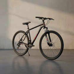 Bicicleta GRAVITY Glock MTB rodado 29 talle M/L aluminio gris/rojo