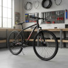 Bicicleta GRAVITY Glock MTB rodado 29 talle M/L aluminio gris/rojo