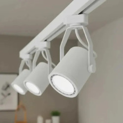 Riel ILUMROS interconectable 1 metro aluminio blanco