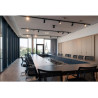 Riel ILUMROS interconectable 1 metro aluminio negro