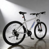 Bicicleta GRAVITY Benz MTB rodado 29 talle M/L aluminio Blanco/Azul