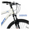 Bicicleta GRAVITY Benz MTB rodado 29 talle M/L aluminio Blanco/Azul